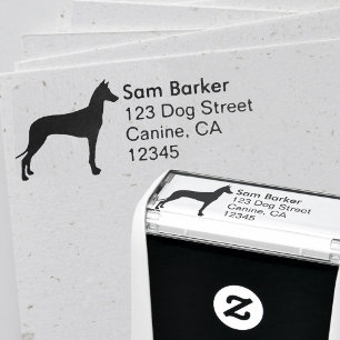 Farao Hound Hondenras Silhouet Retouradres Zelfinktende Stempel