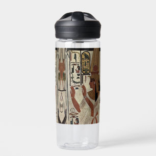 Farao Oud Egypte Grafitti op muurschildering in to Waterfles