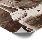 Farao Ramses II - Egyptische architectuur - 1856 Poster (Hoek)