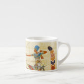 Farao Ramses II Paarden Papyrus Espresso Kop (Rechts)