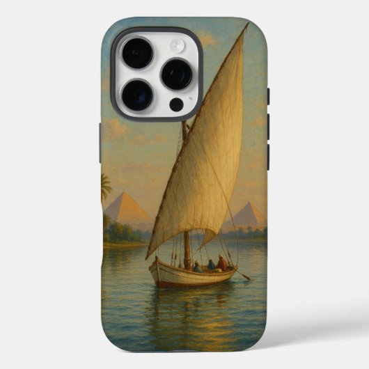 Farao van de Nijl - Oude Egypte iPhone Case (Achterkant)