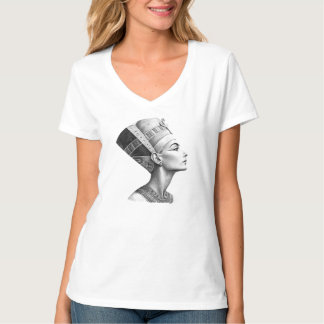 Faraonische Nefertiti Kunst – Egyptische Koningin T-shirt