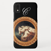 Farao's Chariot Horses Monogram Case-Mate iPhone Case (Achterkant)
