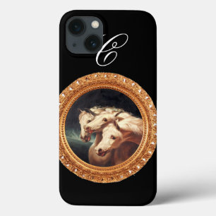 Farao's Chariot Horses Monogram iPhone 13 Hoesje