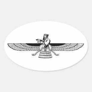 Faravahar Ovale Sticker