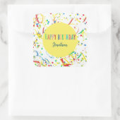 Farbenfrohe Konfetti Sticker Custom Aufkleber  (Tas)