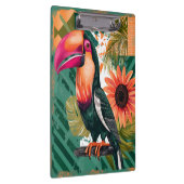 Farbenfroher Tukan im Dschungel Klembord (Rechts)