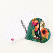 Farbenfroher Tukan im Dschungel Notitieboek (Binnen)
