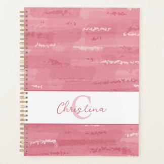 Fard rose bohème coups de pinceau aquarelle