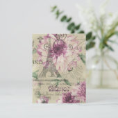 Farele eiffel tower Paris Kaart (Staand voorkant)