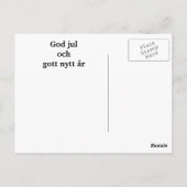 Fåret Fjun julkort Briefkaart (Achterkant)