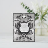 Farewell Adres van Generaal Robert E. Lee Briefkaart (Staand voorkant)