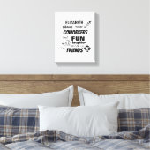 Farewell Cowerker Boss - we zijn Friends Custom Canvas Afdruk (Insitu (Slaapkamer))
