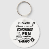Farewell Cowerker Boss - we zijn Friends Custom Sleutelhanger (Voorkant)
