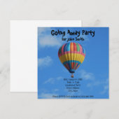 Farewell/Goway Party Invitation Kaart (Voorkant / Achterkant)