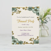 Farewell Invitation Template Goodbye Party Invitat (Debout devant)