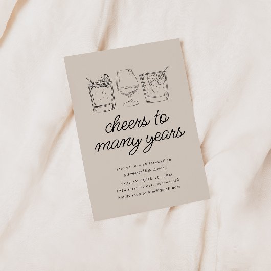 Farewell Moving Retirement Party Invitation Boisso