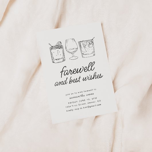 Farewell Moving Retirement Party Invitation Boisso