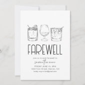 Farewell Moving Retirement Party Invitation Boisso (Devant)