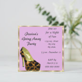 Farewell Party Invitation au revoir Pink (Debout devant)