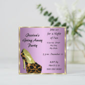 Farewell Party Invitation Card au revoir (Debout devant)