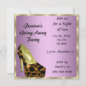 Farewell Party Invitation Card au revoir (Devant)