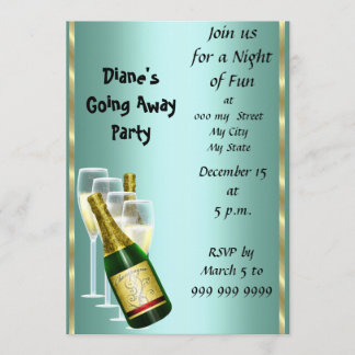 Farewell Party Invitation Card Goede dag Kaart