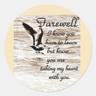 Farewell_ Ronde Sticker