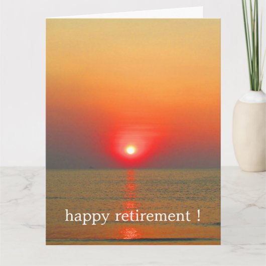 Farewell Sunset Big Kaart (Voorkant)