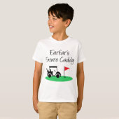 Farfar's Future Caddy Swedish Grandchild T-shirt (Voorkant volledig)