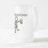 farfrompüken matglas bierpul (Voorkant rechts)