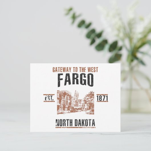 Fargo Briefkaart (Staand voorkant)