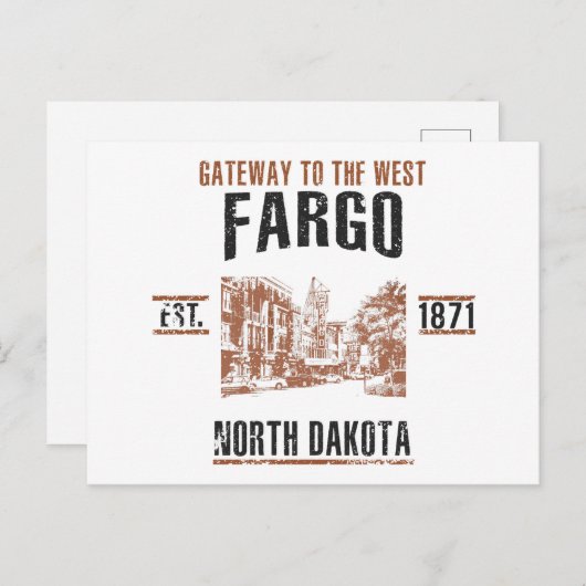 Fargo Briefkaart (Voorkant / Achterkant)