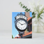 Fargo Clock Briefkaart (Staand voorkant)