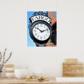 Fargo Clock Poster (Keuken)
