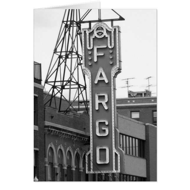 Fargo Movie Theater Placard (Voorkant)