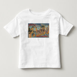 Fargo, North Dakota - Large Letter Scenes Kinder Shirts