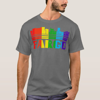 Fargo Pride Fargo LGBT Cadeau LGBTQ Ondersteuning T-shirt