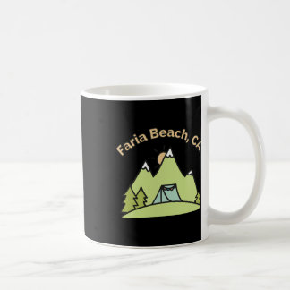 Faria Beach Ca Bergen Wandelen Klimmen Kamperen A Koffiemok