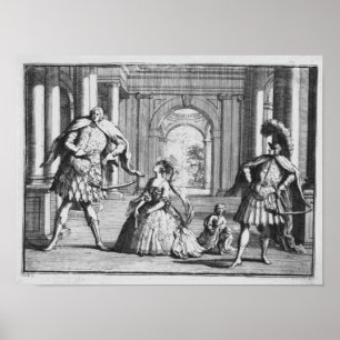 Farinelli, Cuzzoni en Senesino in Handel Poster