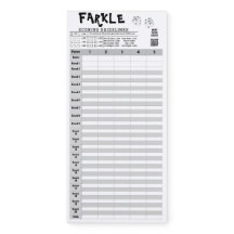Farkle Score Sheets met regels Eenvoudig wegscheur