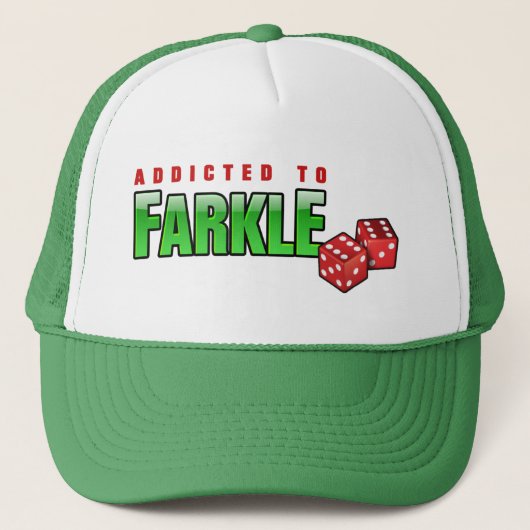FARKLE - verslaafd Trucker Pet (Voorkant)