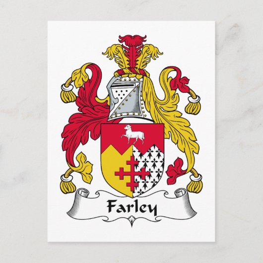 Farley Family Crest Briefkaart (Voorkant)