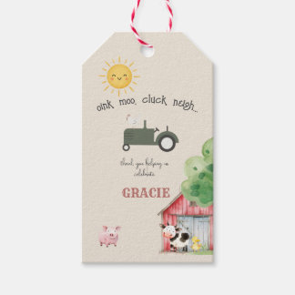 Farm and Animals Birthday  Cadeaulabel
