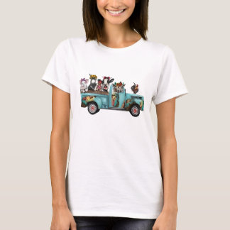 Farm Animal Truck Shirt For Birthday Gift For