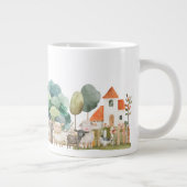 Farm Animal Watercolor Mug – Cute Nursery cup (Droite)