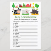 Farm animals Baby Name Game (Voorkant)