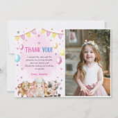 Farm Animals Balloons Barnyard Dankjewel Kaart (Voorkant)