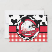 Farm Animals, Barnyard, Cute Bedankt Kaarten (Achterkant)