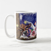 Farm Animals Christmas Coffee Mok (Links)